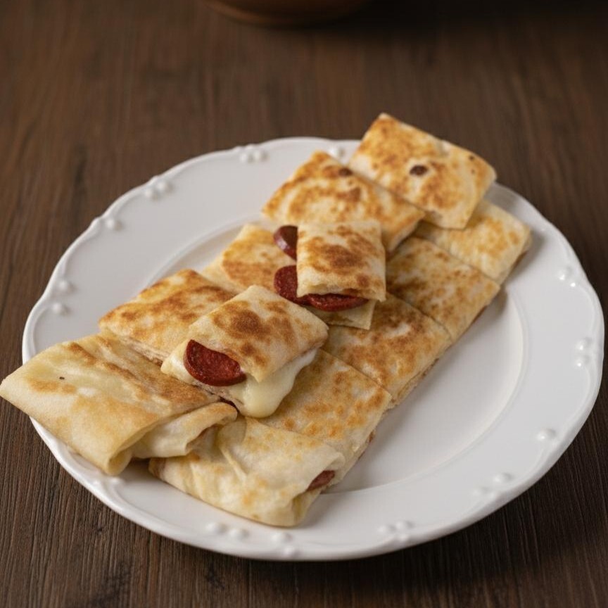 Sucuklu Kaşarlı Gözleme