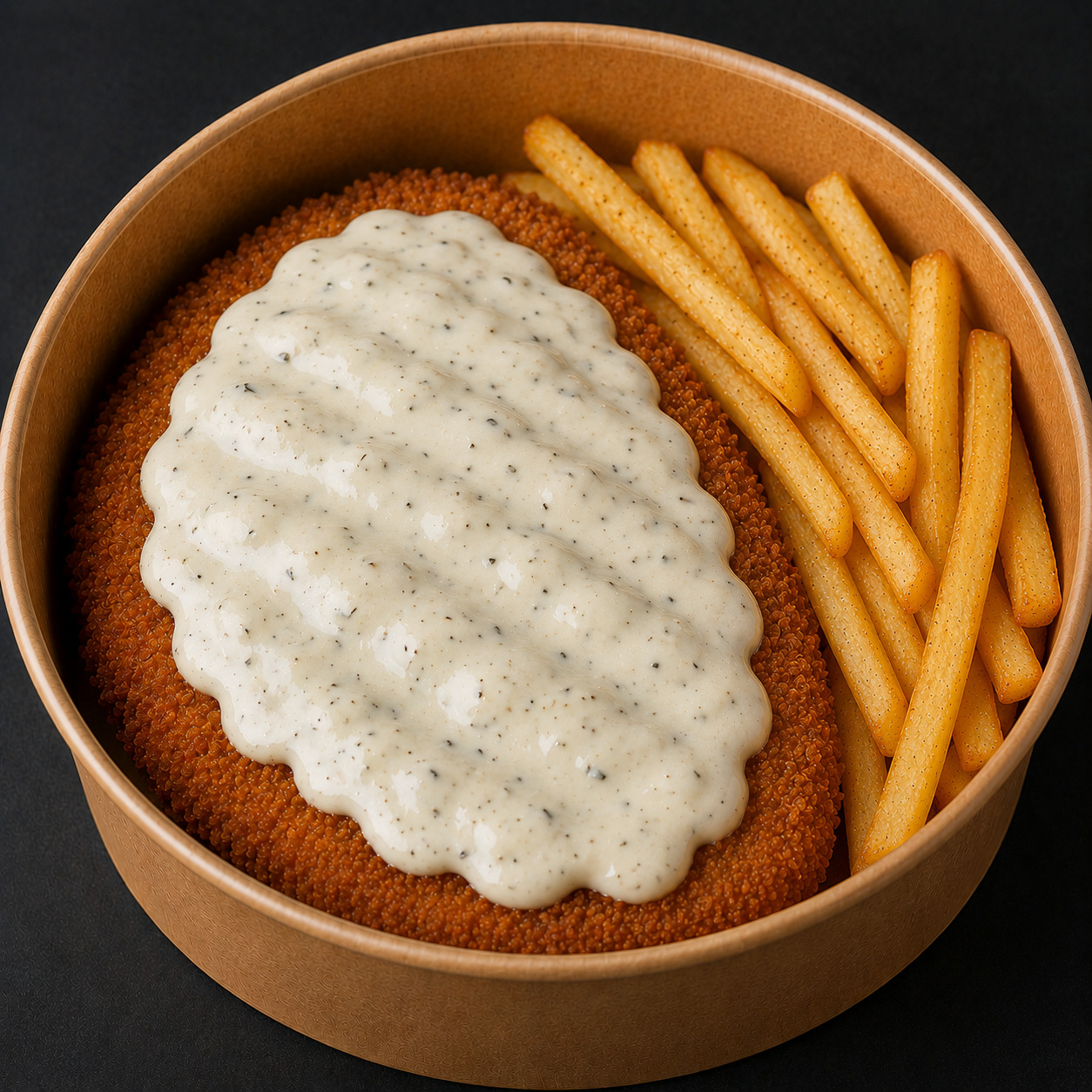 Ev Yapımı Ranch Soslu Şinitzel