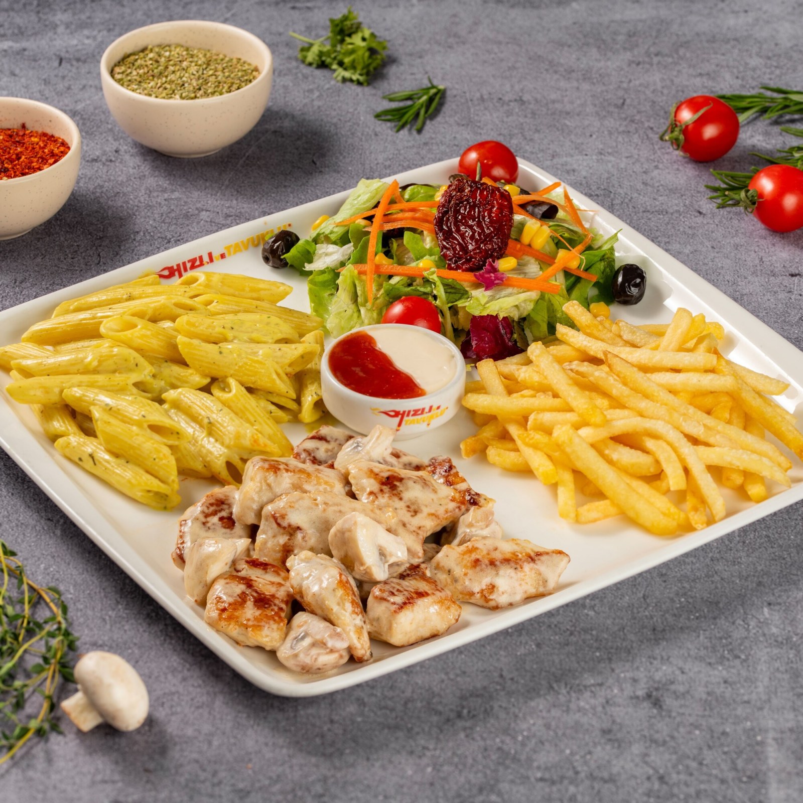 Kremalı Mantarlı