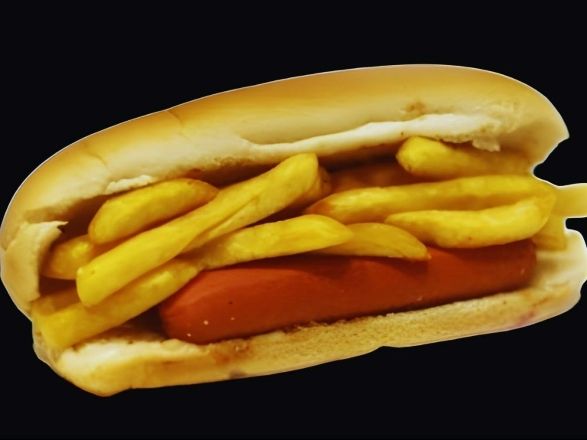 Patatesli Hotdog