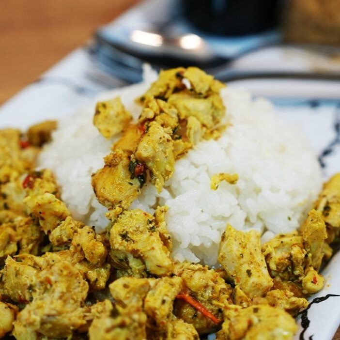 Köri Kremalı Tavuklu Pilav
