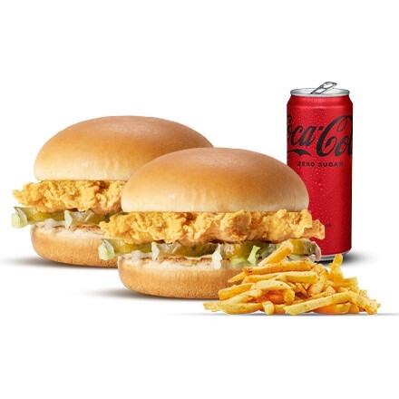 İkili Tavuk Burger Menü