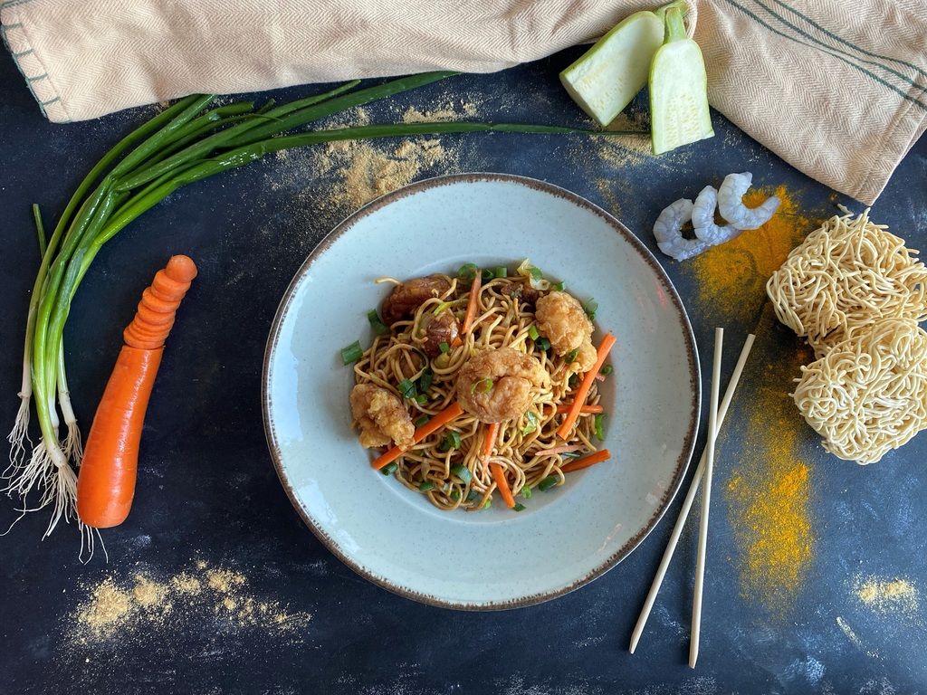 Klasik Jumbo Karidesli Noodle