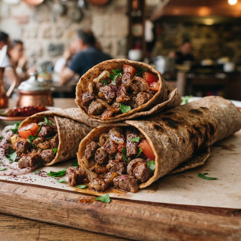 Tam Buğday Et Tantuni Dürüm (150 gr)
