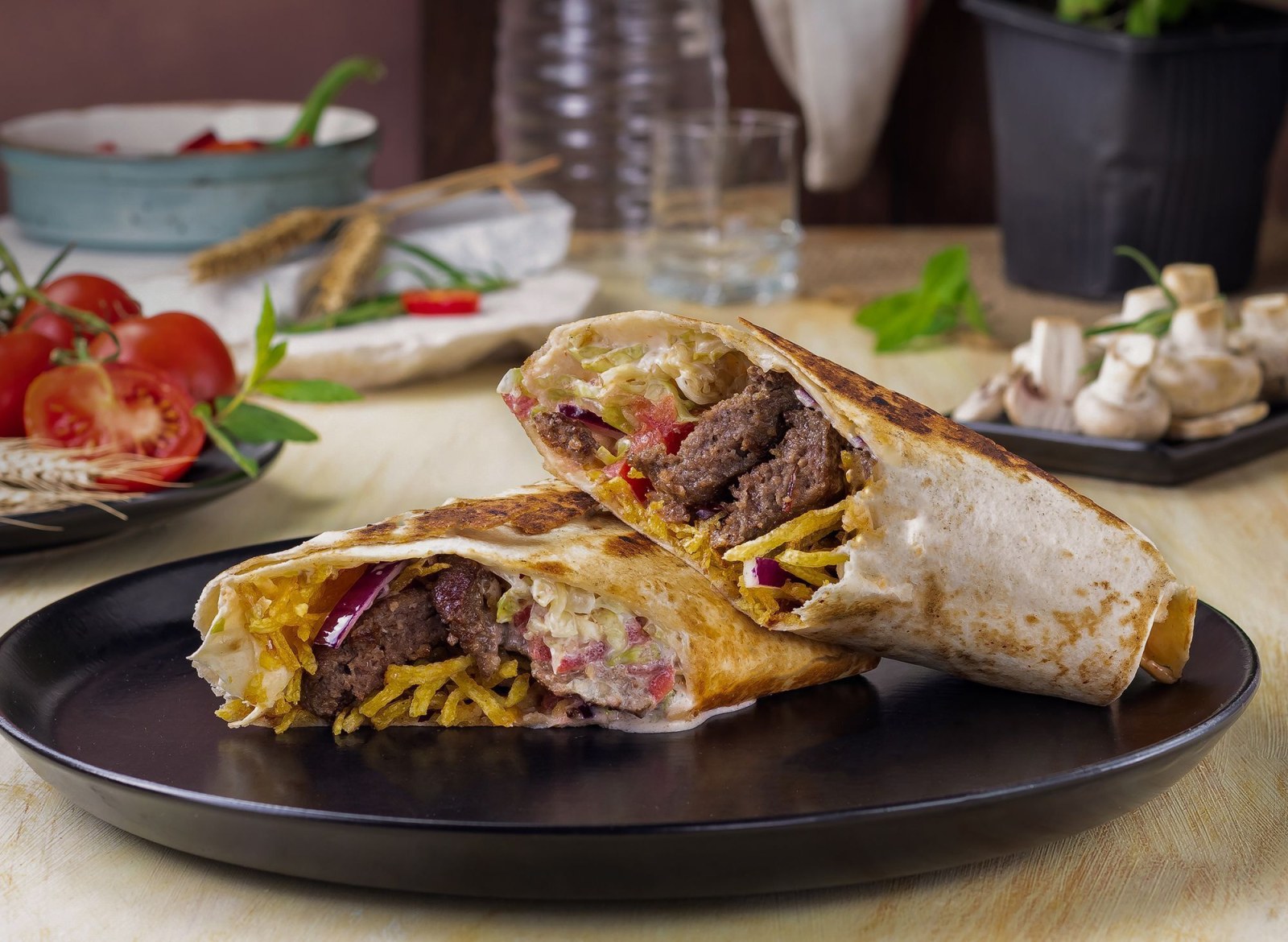 Anatolian Meatball Wrap