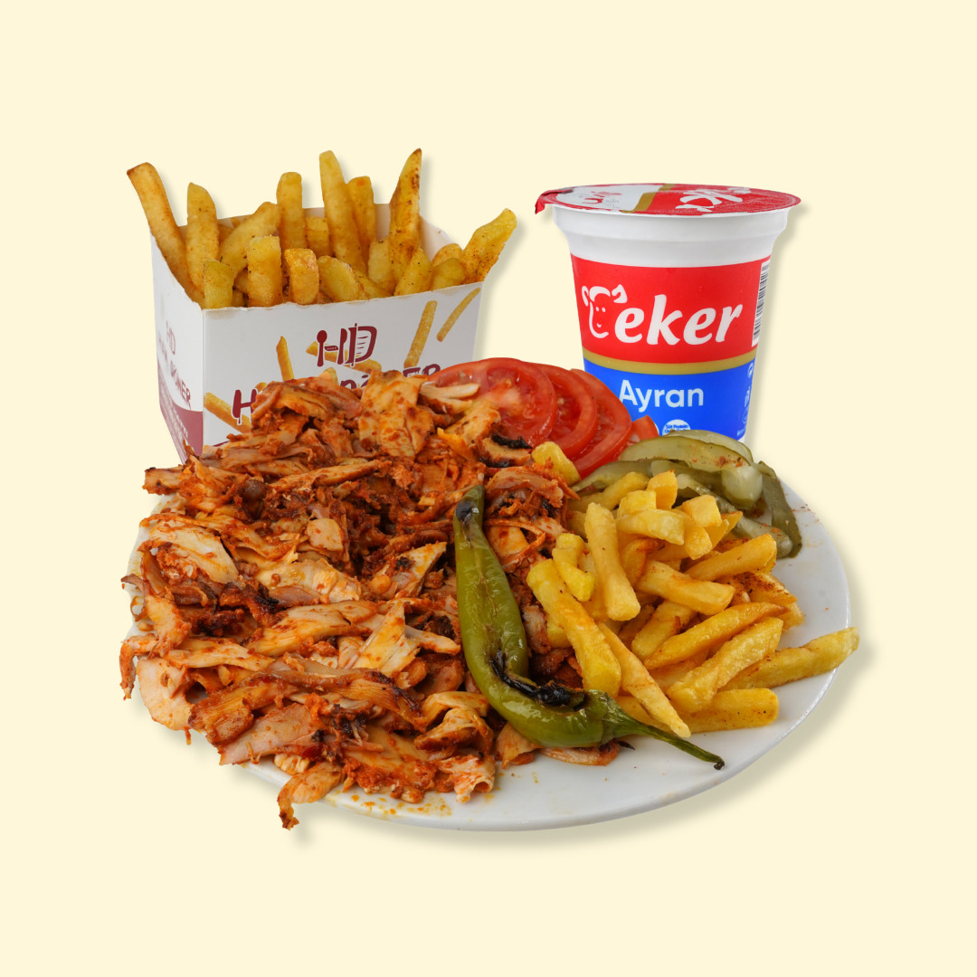 Porsiyon Tavuk Döner Menü