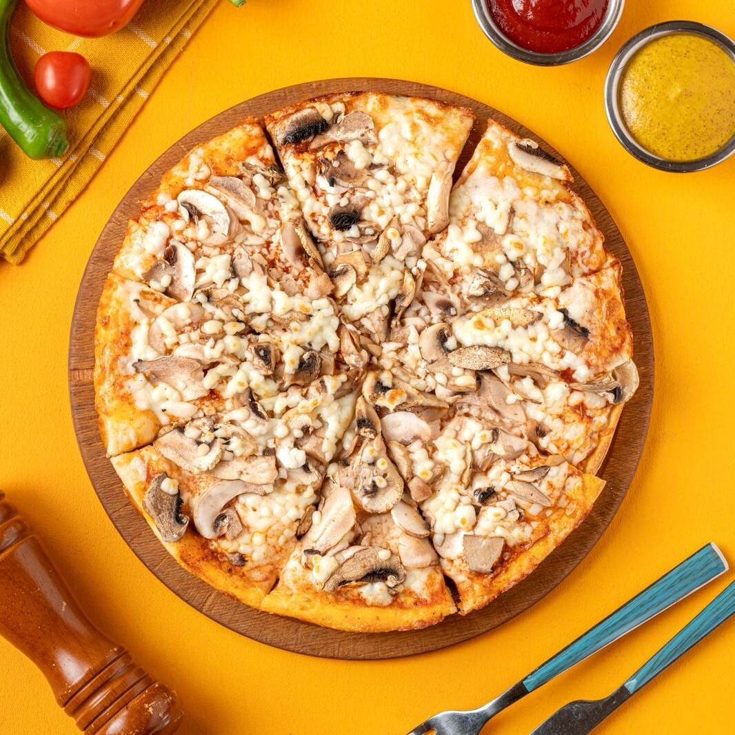 Mantarlı Pizza