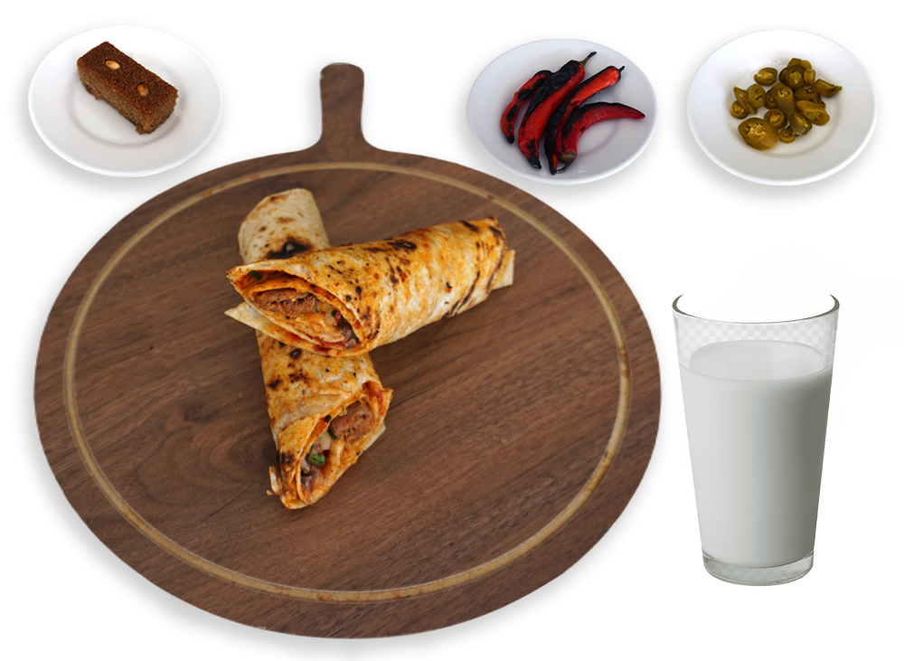 3'lü Dürüm & Tatlı Menü