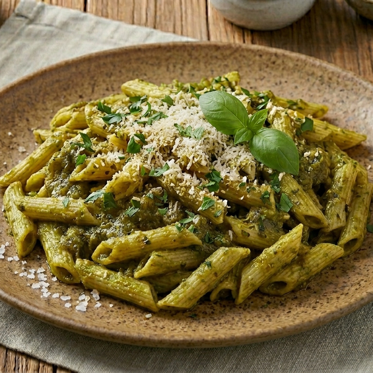 Pesto Soslu Makarna
