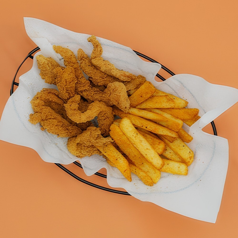 Barbekü Soslu Cajun Tavuk Sepet