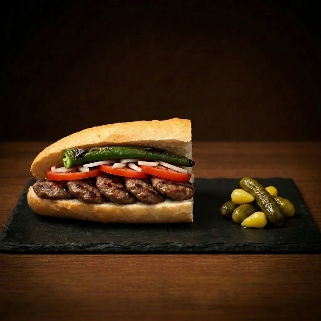 Yarım Köfte Ekmek