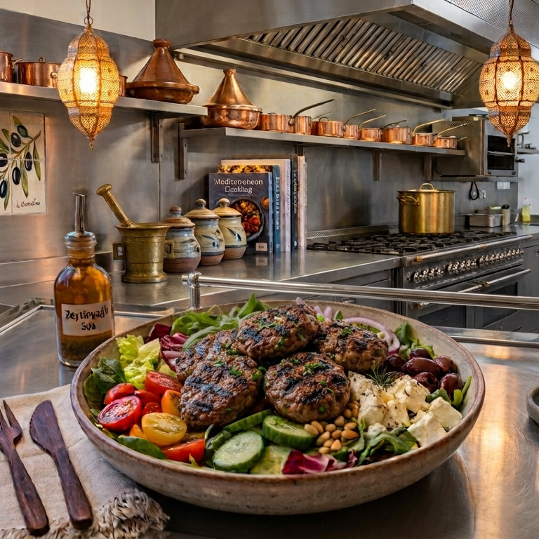 Izgara Köfte Salata