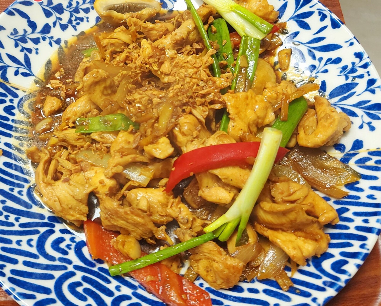 Pad King (Chicken) - Zencefil (Tavuk) + Steam Rice