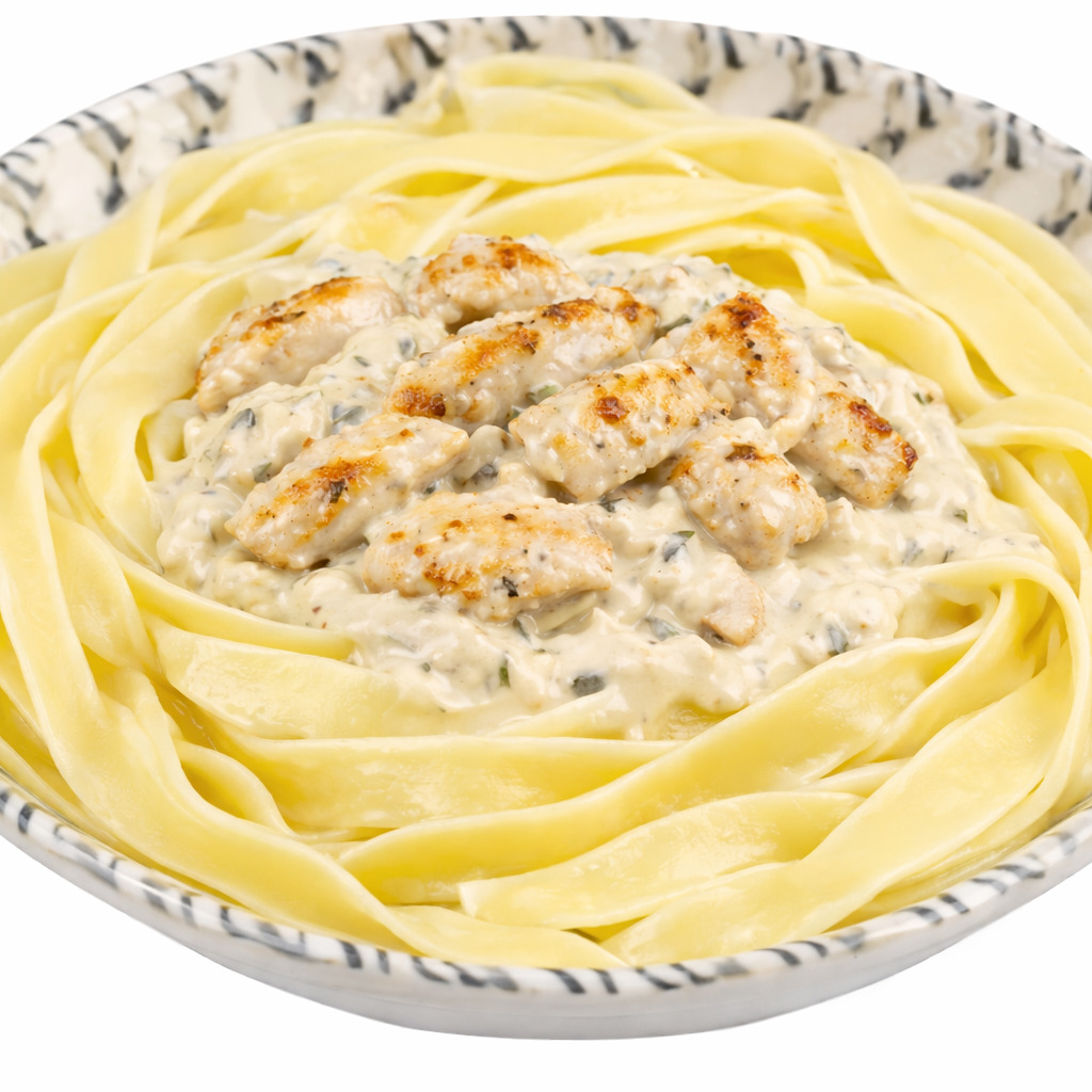 Kremalı Tavuklu Fettucine
