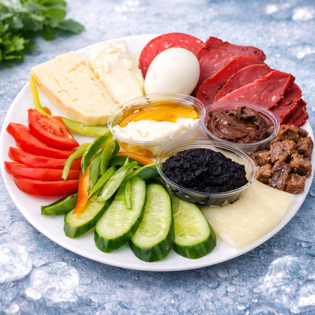 Etli Kahvaltı Tabağı