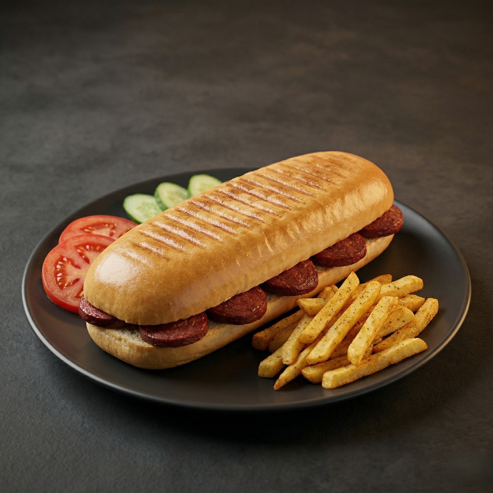 Sucuklu Tost / Turkish Sausage Toast