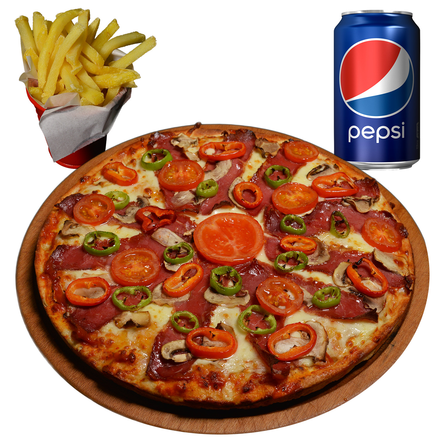 Pastırmalı Pizza (Küçük) Menü