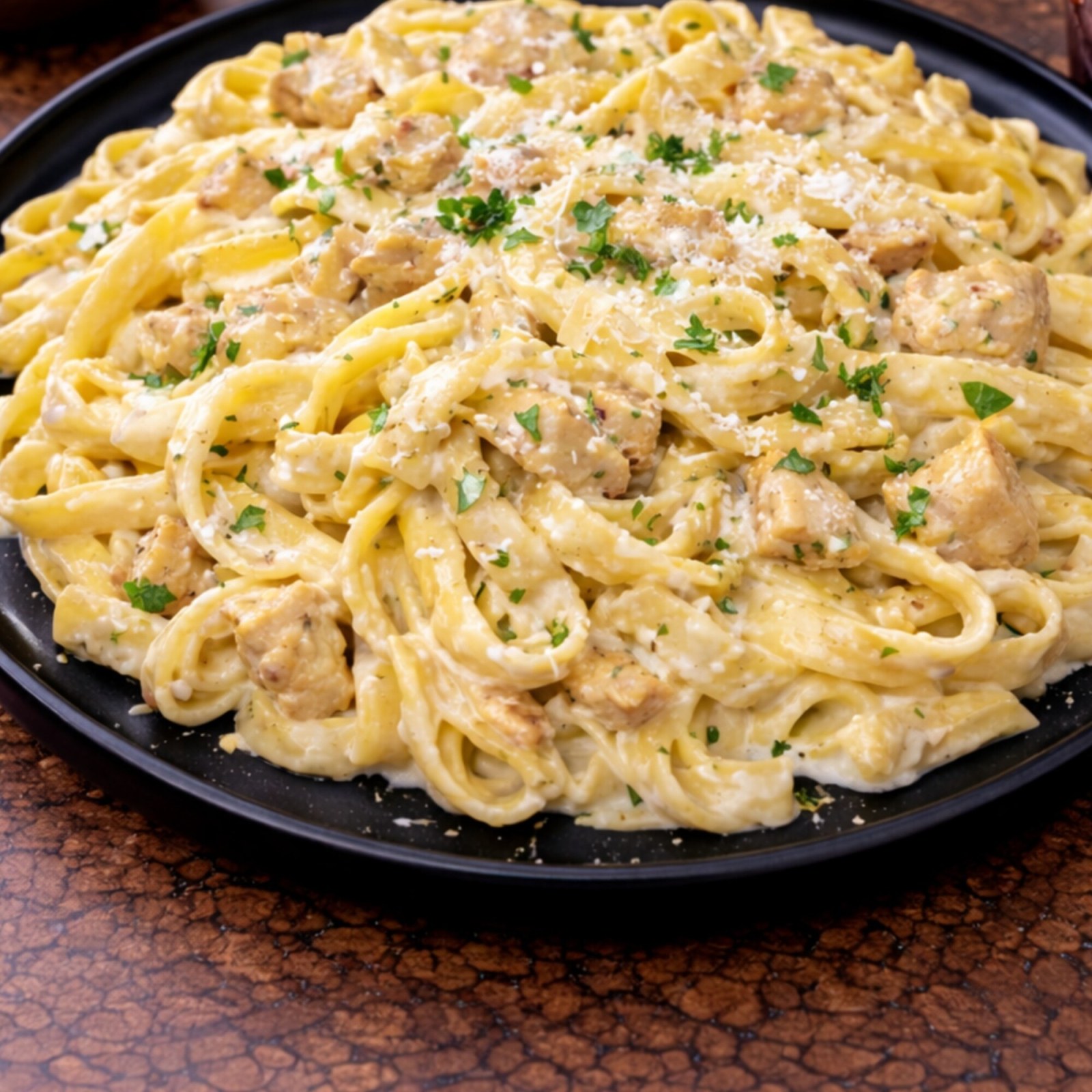 Tavuklu Fettucini Alfredo