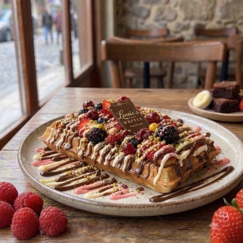 Happiness Brüksel Waffle (büyük hamur]