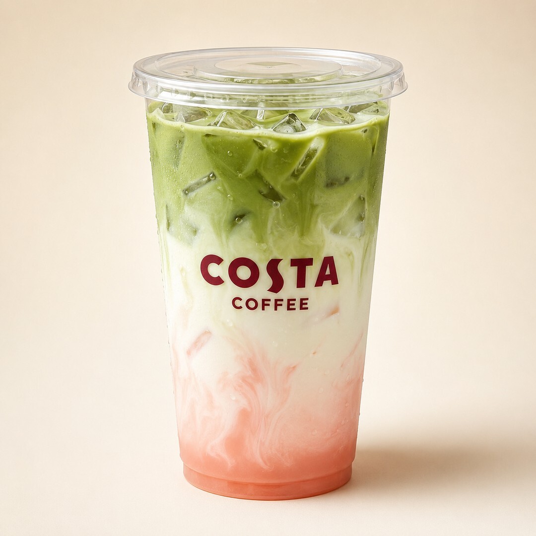 Iced Şeftali Matcha Latte