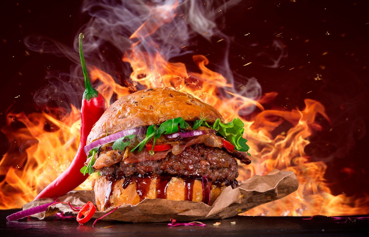 Asya Sweet Chili Burger Menü