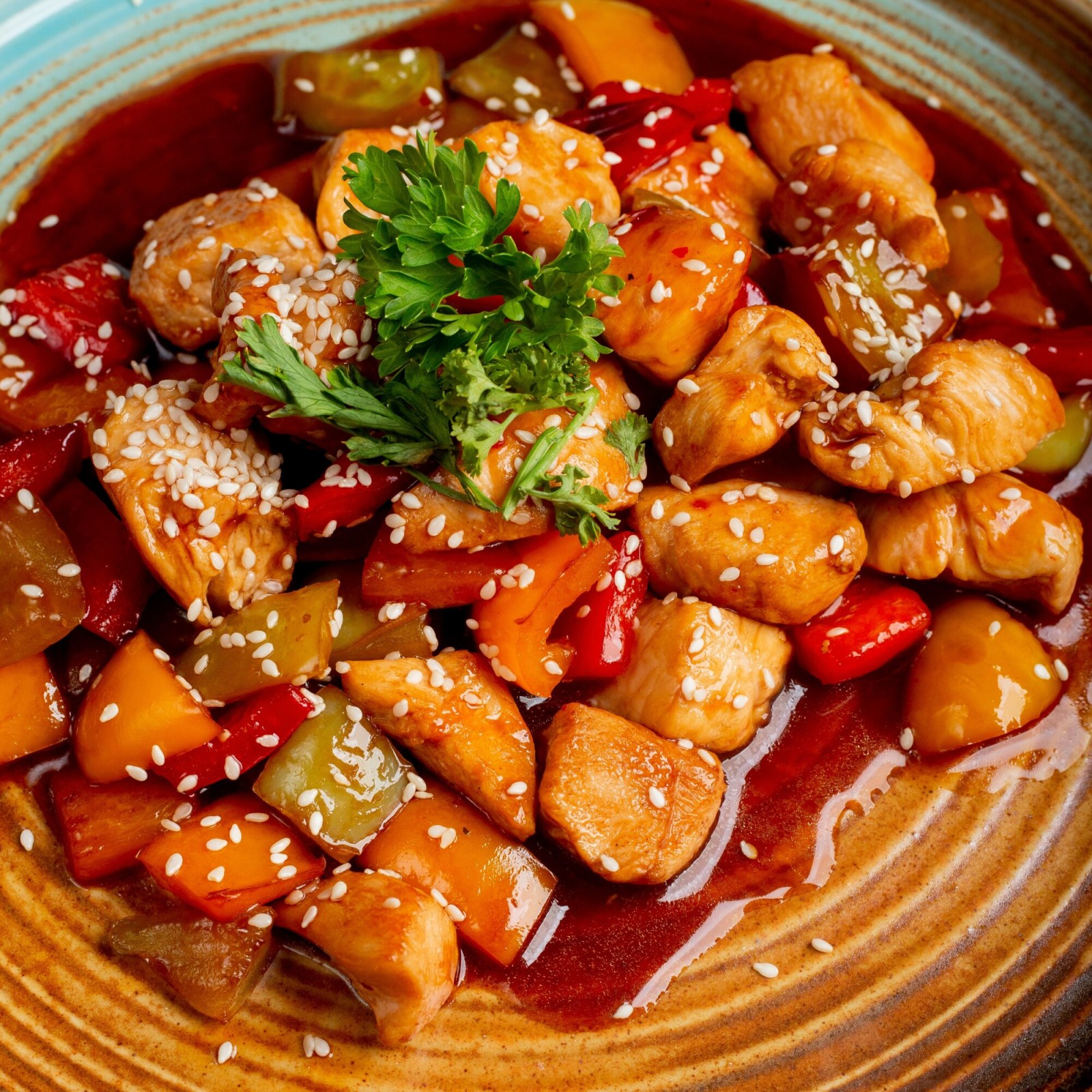 Sweet Chili Soslu Tavuk