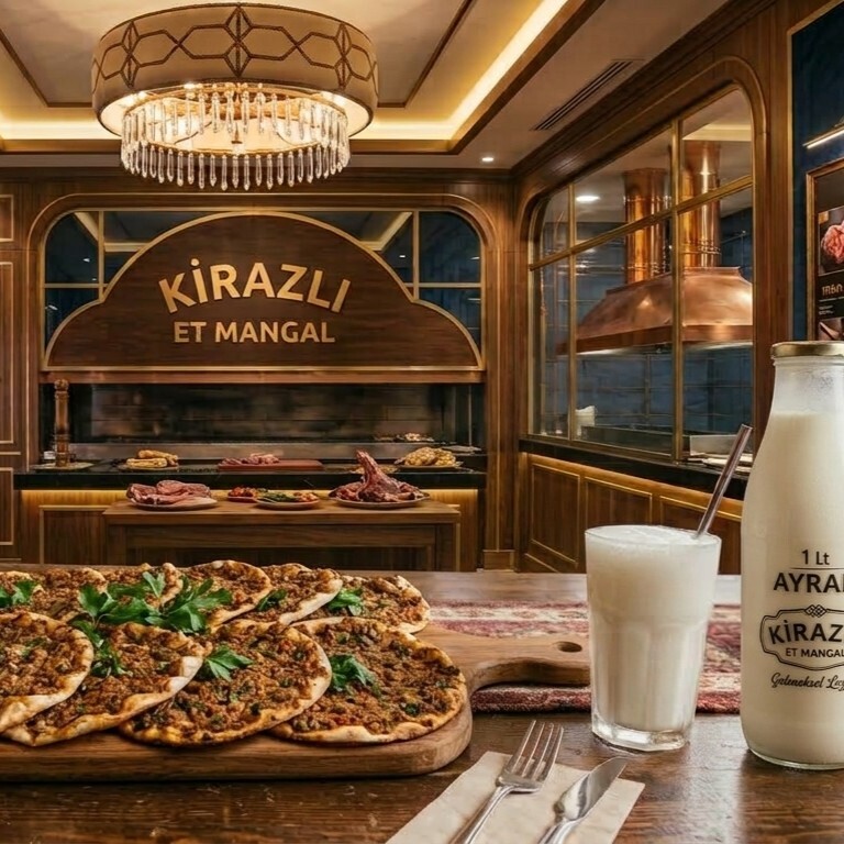 10 Adet Lahmacun Menü+ 1 LT Ayan