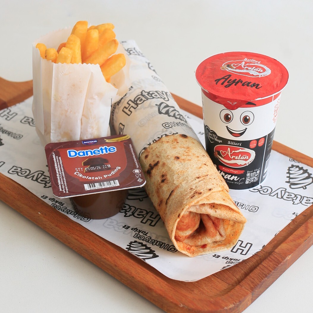 Çedarlı Gurme Ayranlı Menü (160 Gr)