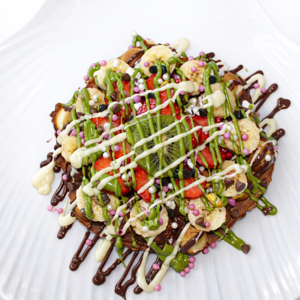 Çikolataya Doyuran Waffle