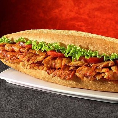 Sandviç Ekmeği Arası Tavuk Döner (150 gr)