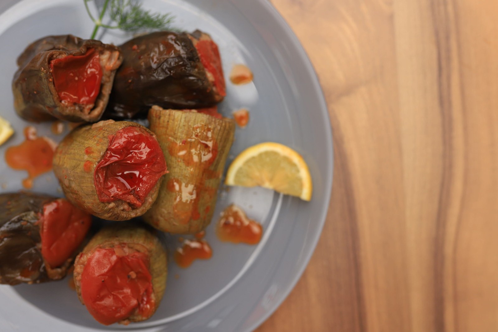 Kuru Patlıcan biber dolması (2 kg.)