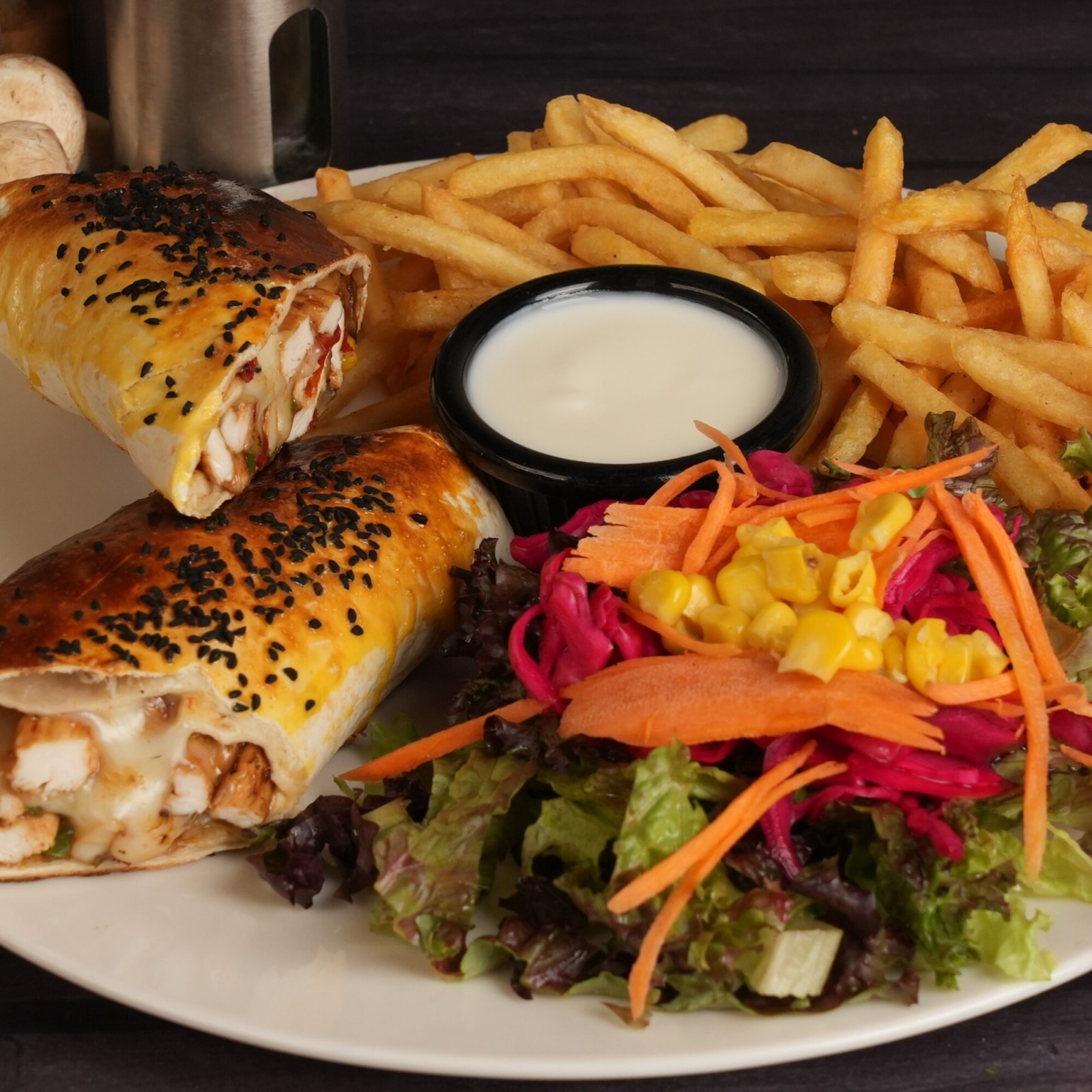 Biftekli Wrap