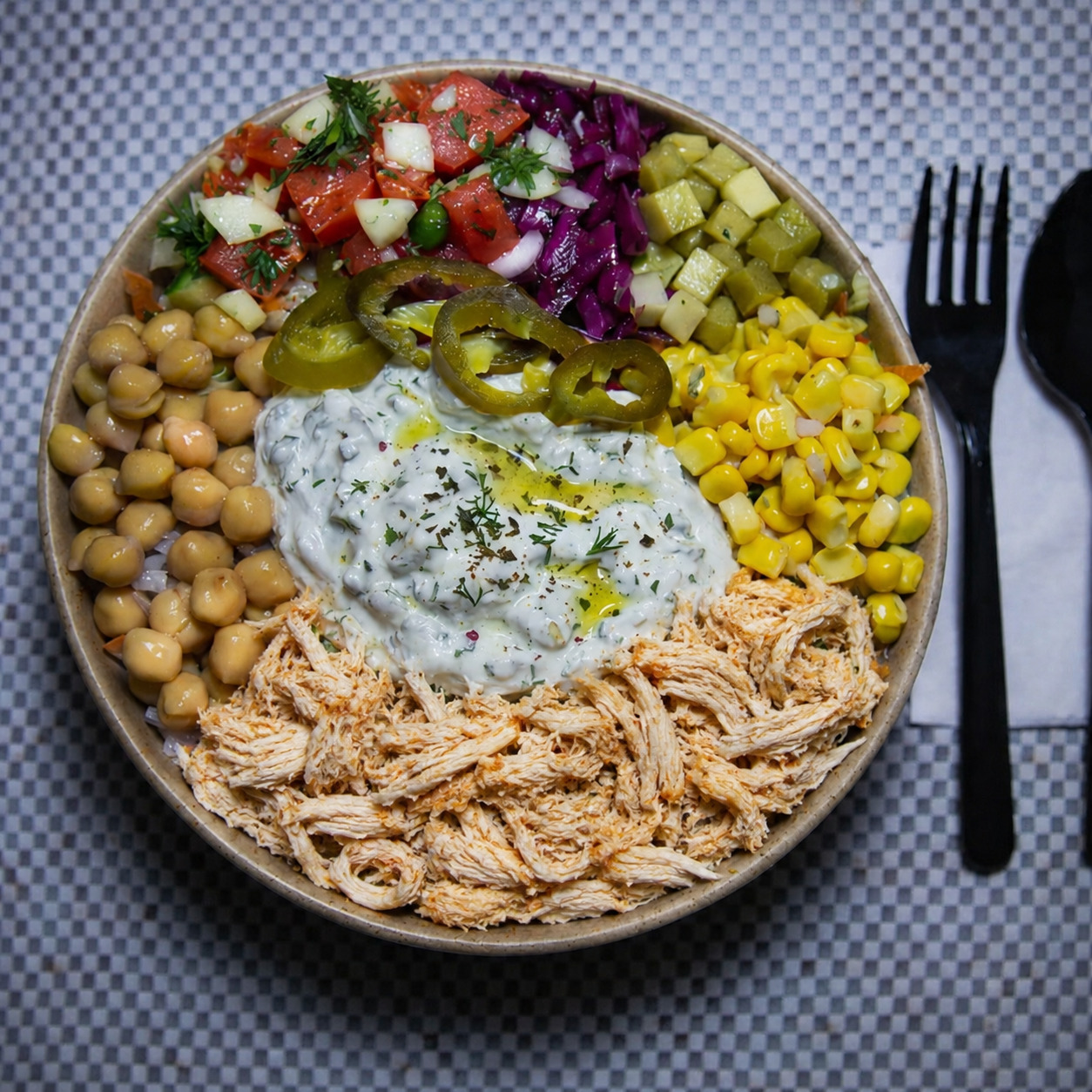 Tiftik Tavuklu Çoban Bowl