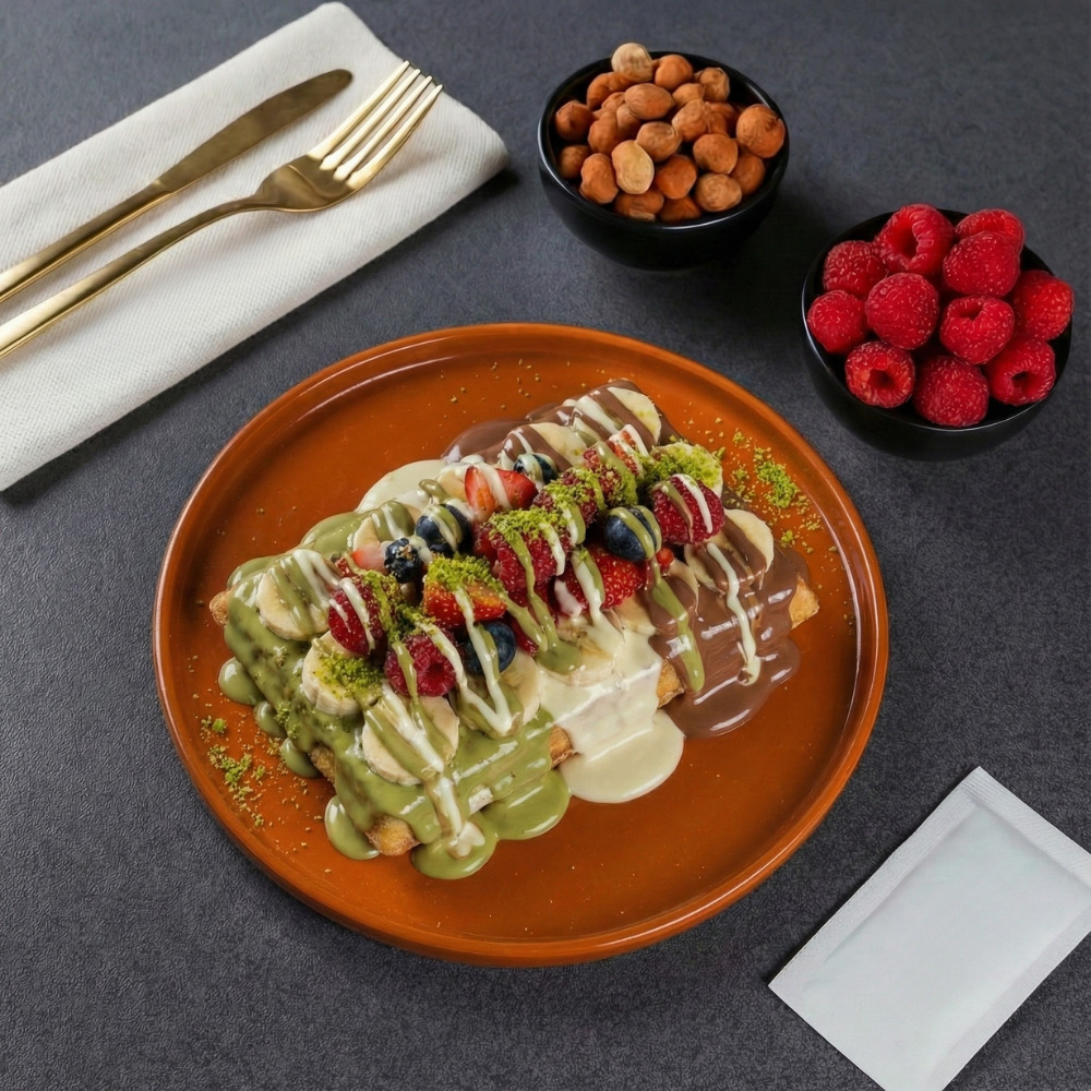 Dessert Time Waffle (Büyük Hamur)