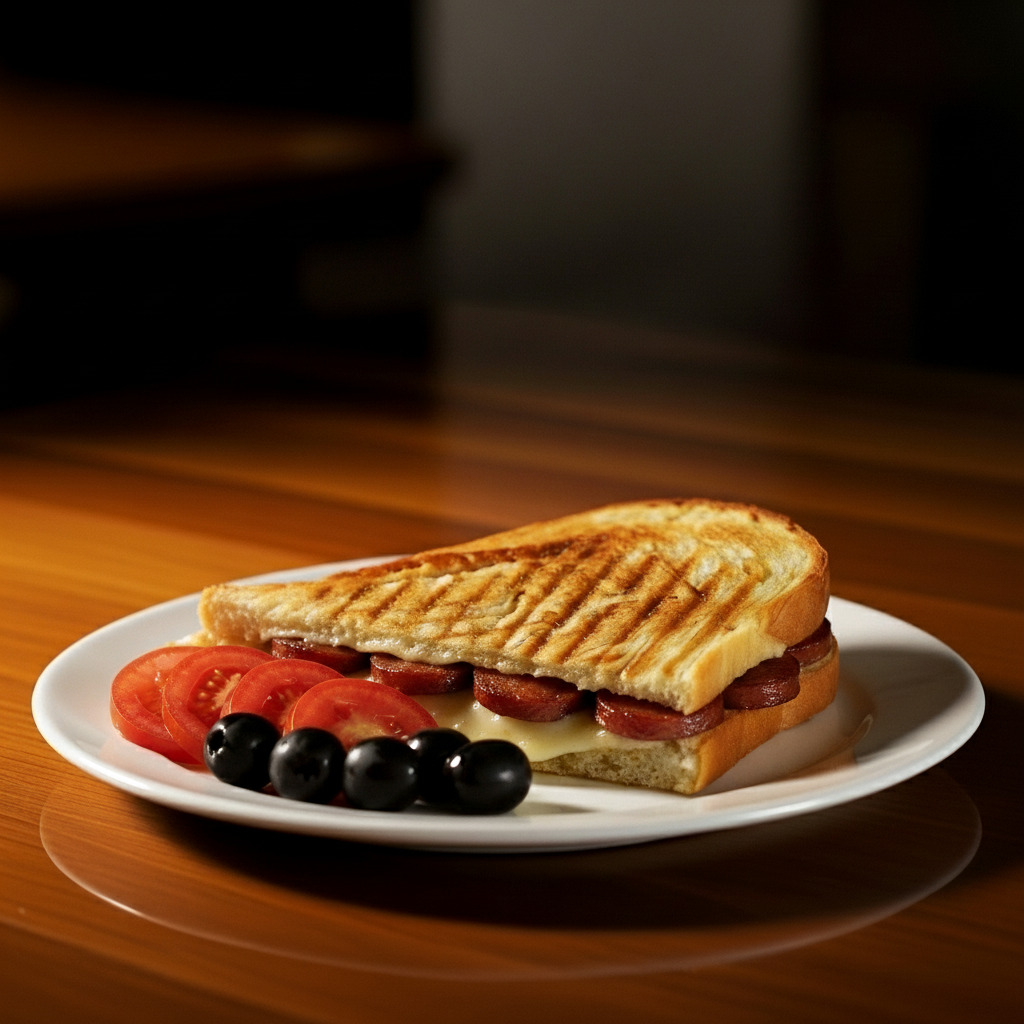 Yarım Ekmek Karışık Tost