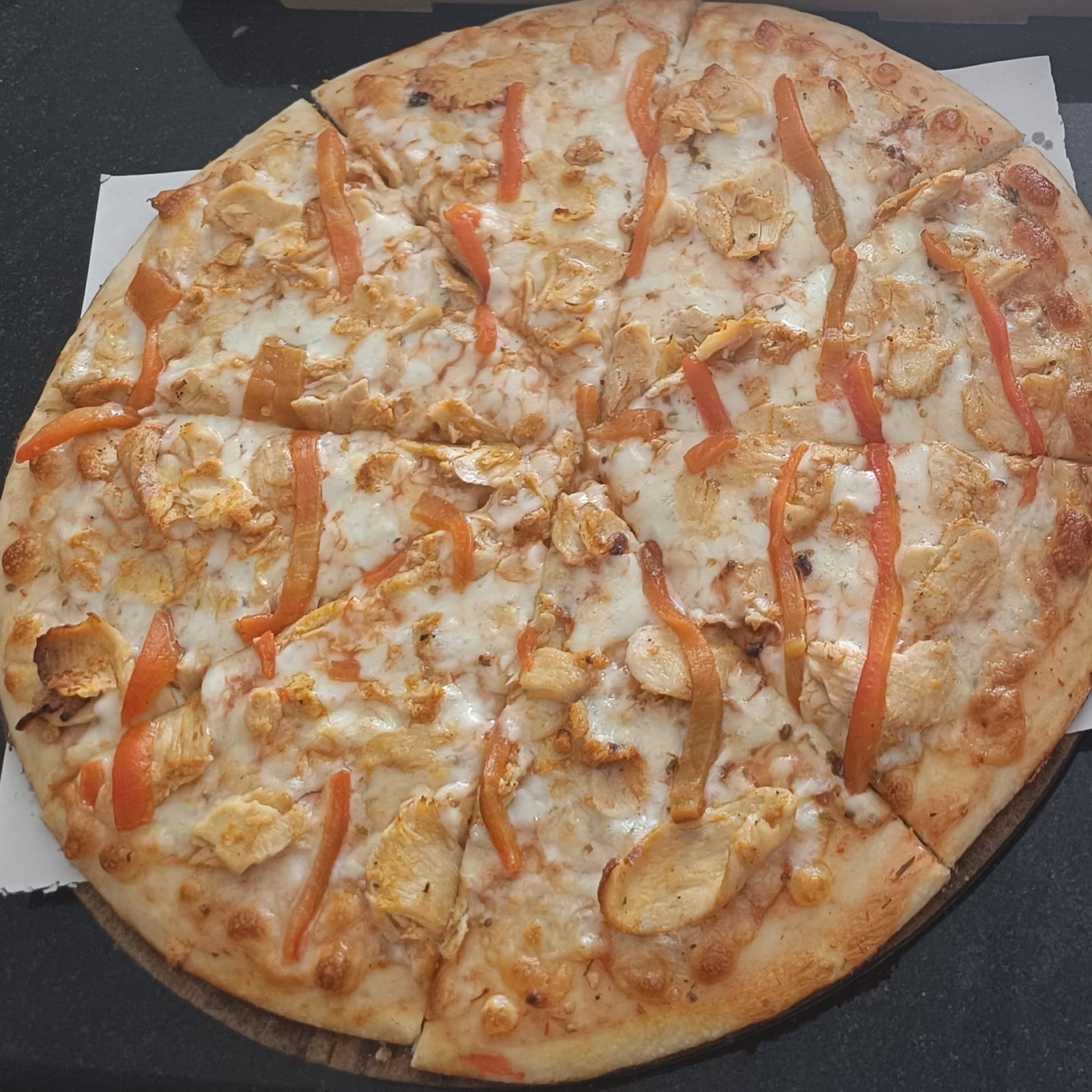 Tavuk Döner Pizza (Büyük)