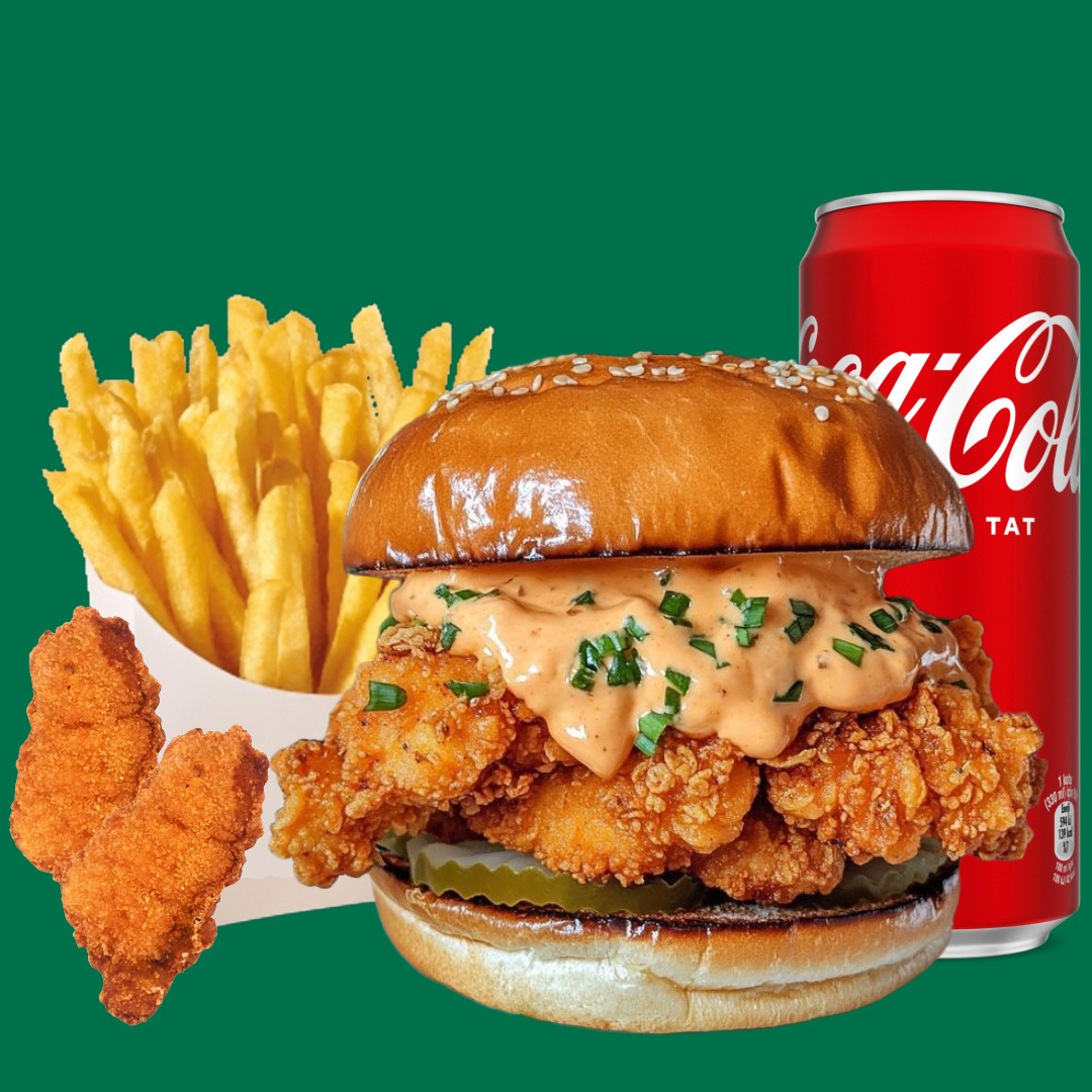 Star Chicken Burger Menü