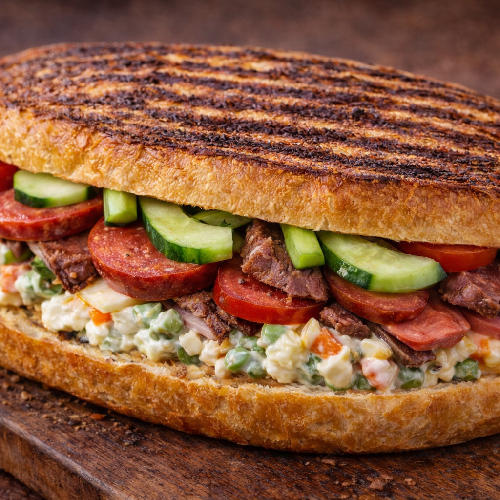 Yumurtalı Ekmeğe King Ayvalık Tostu