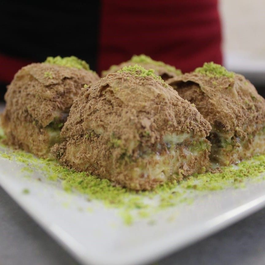 Çikolatalı Soğuk Baklava (4 Adet)