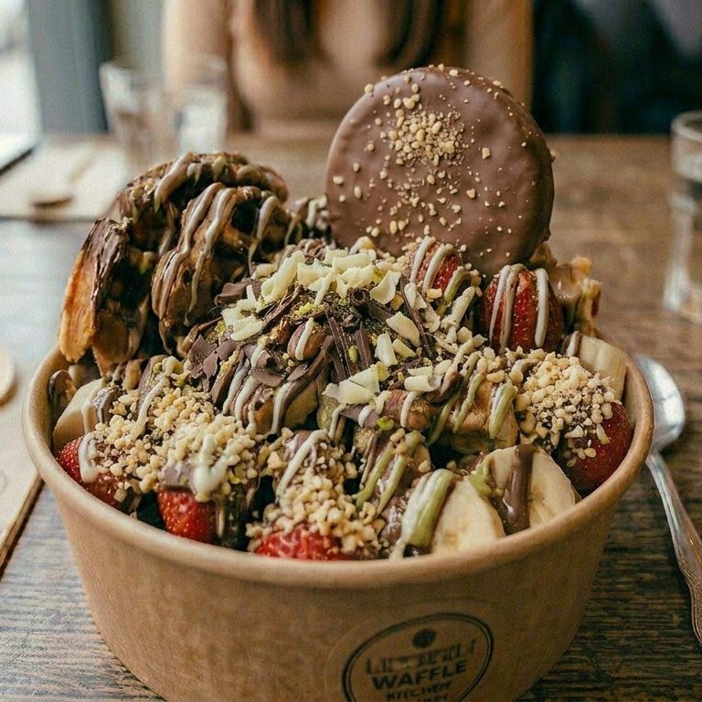 Sütlü - Beyaz Çikolatalı Bowl (2 Kişilik)