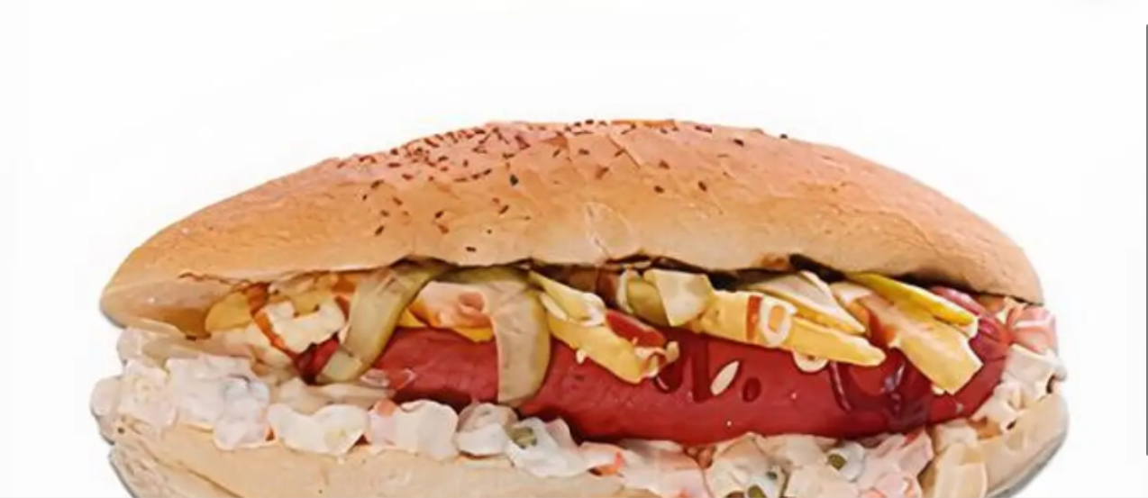 Rus Salatalı Patatesli Sosisli Sandviç