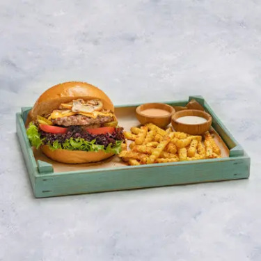 Garlic Mush Burger