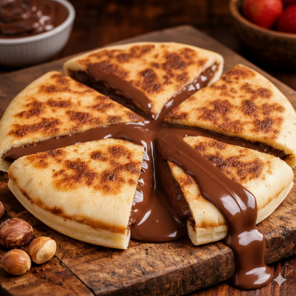 Nutellalı Bazlama