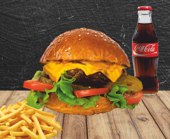 Classic Cheese Burger Menü
