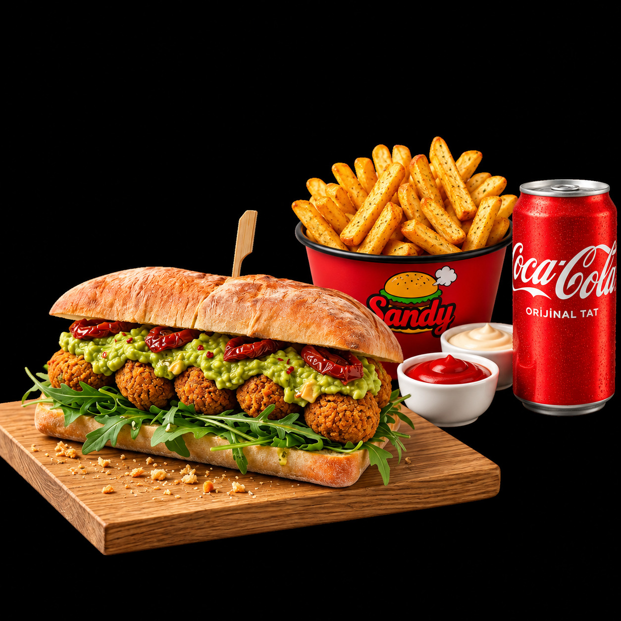 Vegan Fit Ciabatta Sandviç Menü