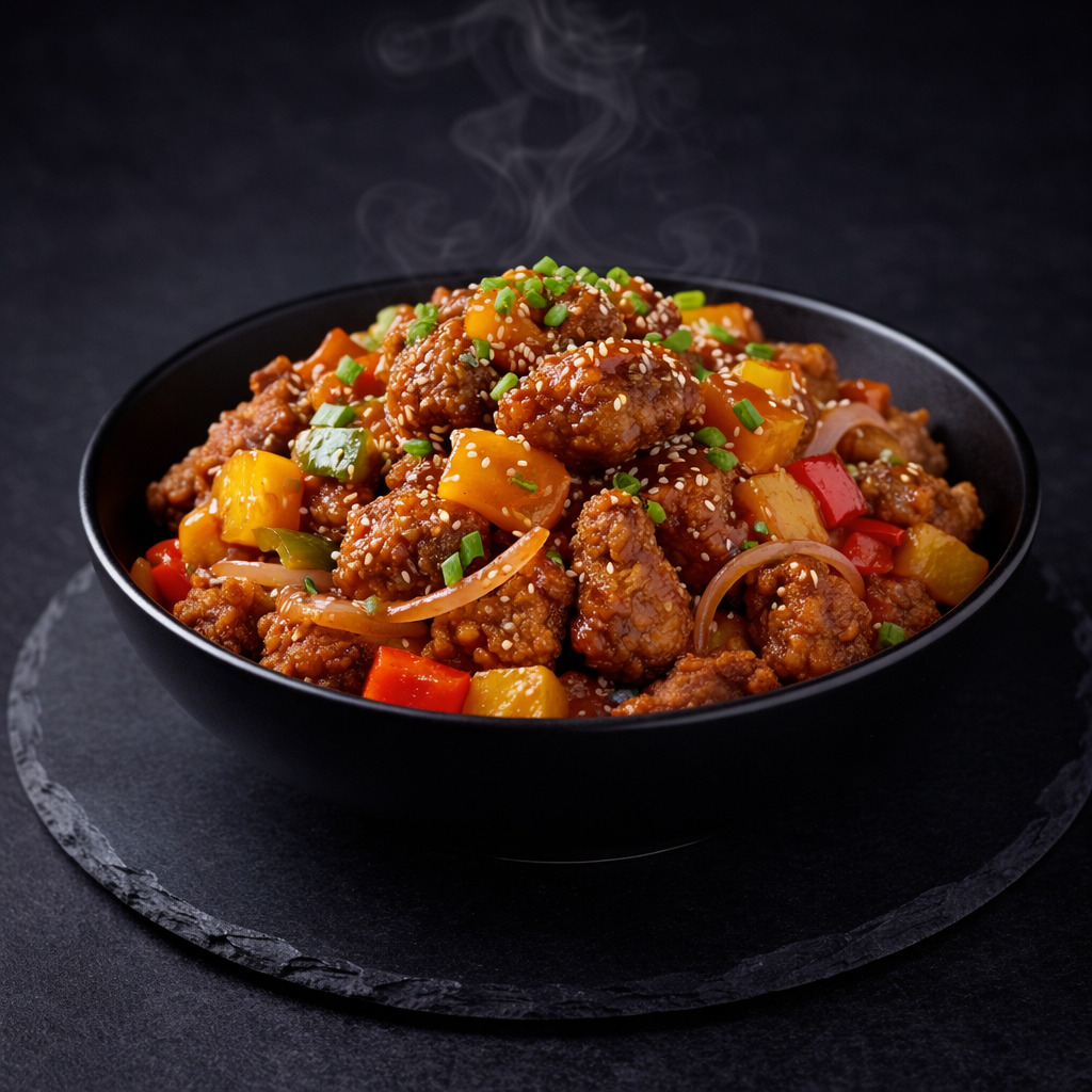 Tatlı Ekşi Soslu Dana Eti / Sweet and Sour Crispy Beef