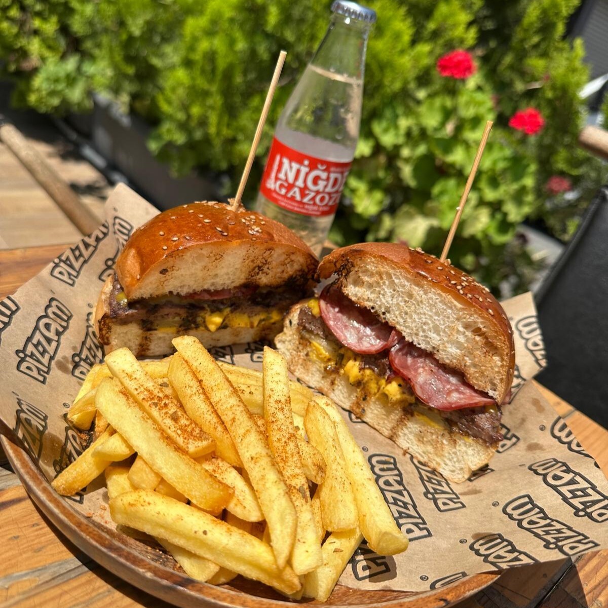 Füme Burger menü