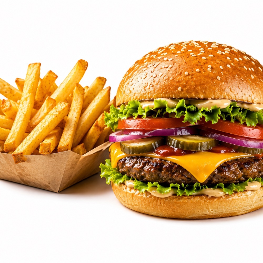 2 Cheeseburger & Çıtır Patates