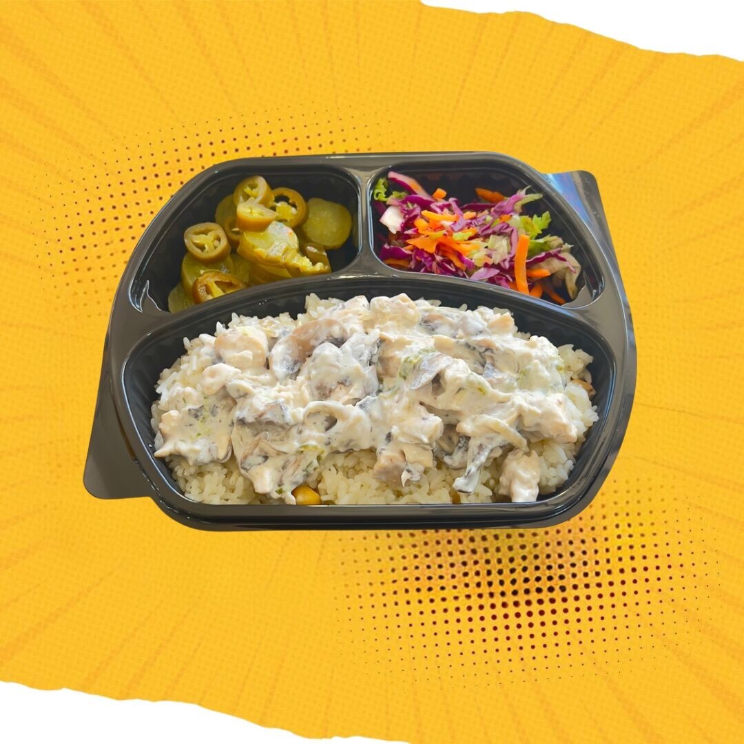 Kremalı Mantar Tavuk Pilaff