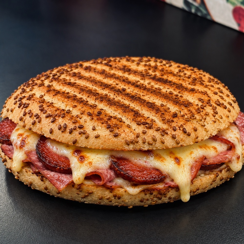 Sucuk Kaşar Salamlı Tost